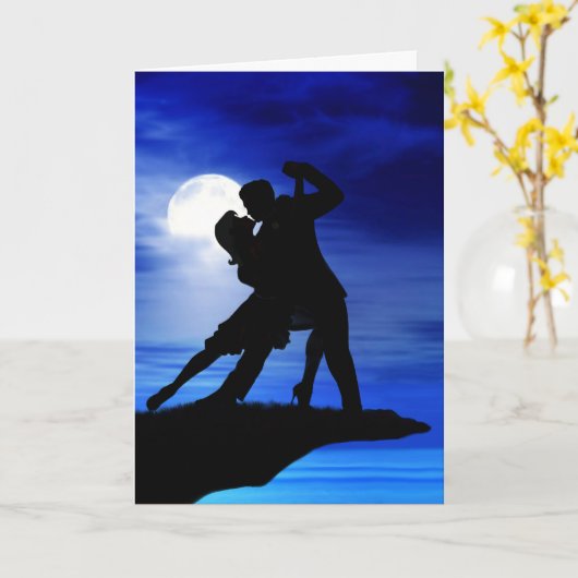 DANSEN BIJ HET MAANLICHT KAART (Gele Bloem)