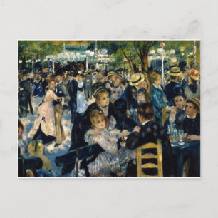 Dansen bij Le Moulin de la Galette van Renoir Briefkaart