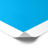 Dansen (blauw) poster (Hoek)