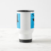 Dansen (blauw) reisbeker (Center)