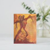 dansen briefkaart (Staand voorkant)