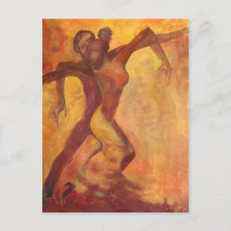 dansen briefkaart