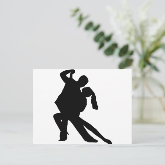dansen briefkaart (Staand voorkant)