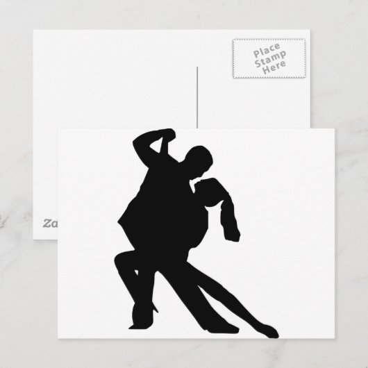 dansen briefkaart (Voorkant / Achterkant)