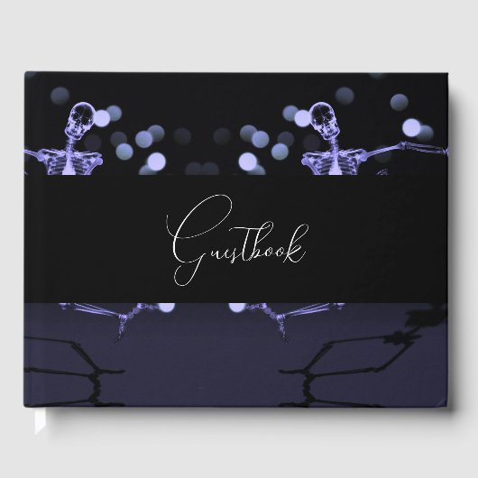 Dansen Celebration X-Ray Skeleton Gastenboek (Voorkant)