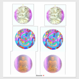 dansen dakini, boeddha, hippie liefde sticker