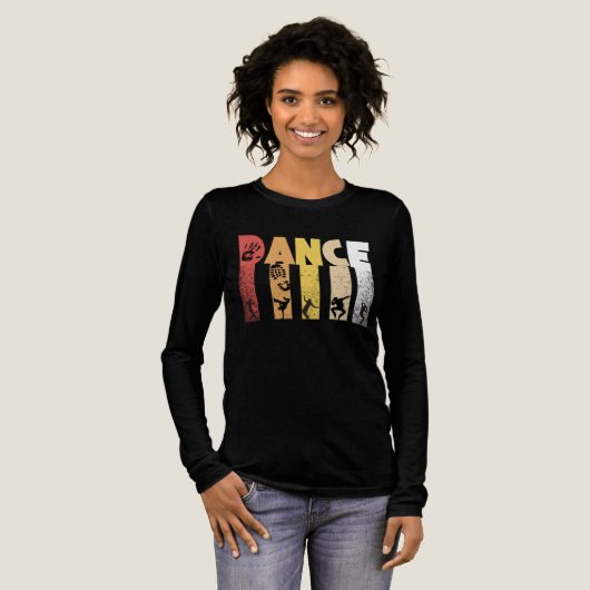 Dansen . DAN01B 💃 Tri-Blend Shirt (Voorkant)