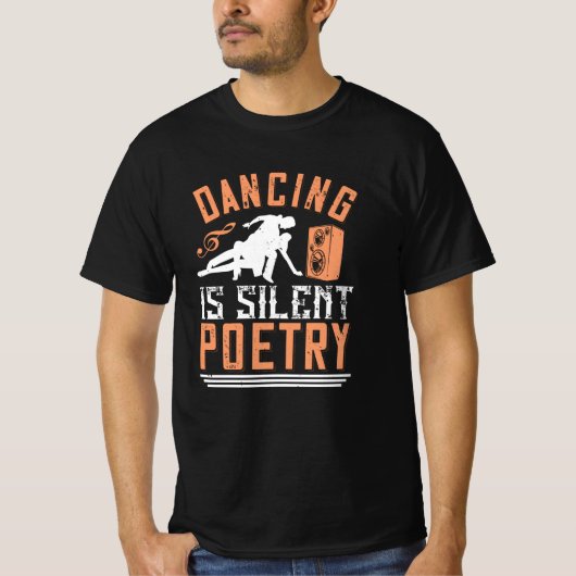 Dansen - Dansen is stilstaand poeder T-shirt (Voorkant)