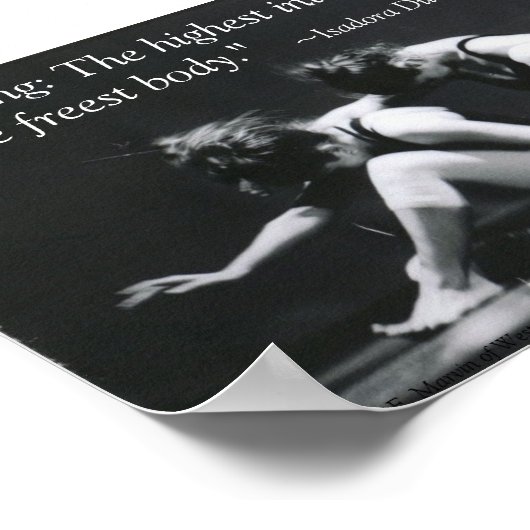 Dansen: De hoogste intelligentie Poster (Hoek)