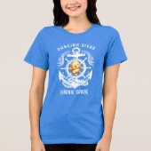 Dansen Divas chickie cruise Tri-Blend Shirt (Voorkant)