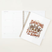 Dansen door botten Halloween skeletten muziek Ce Planner (Display)