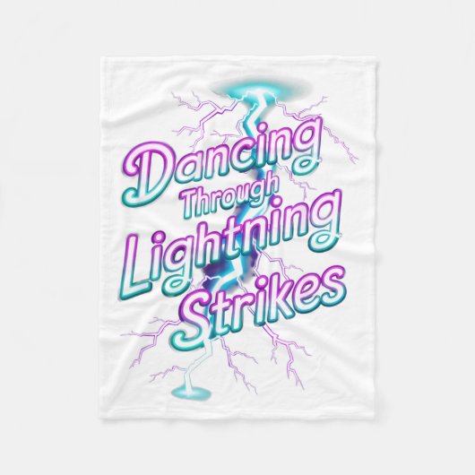 Dansen door de blikseminslag Danser Motiva Fleece Deken (Voorkant)