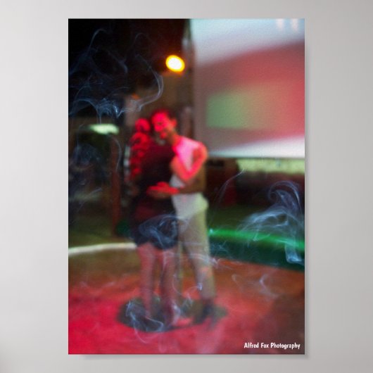 Dansen door de Shisha Rook Poster (Voorkant)