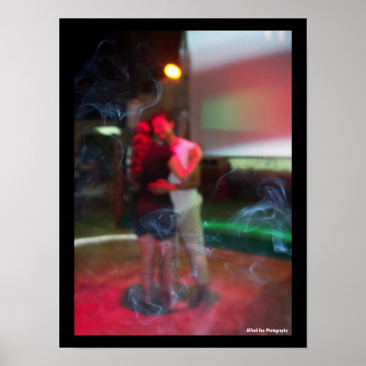 Dansen door de Shisha Rook Poster (Voorkant)