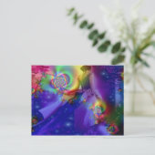 Dansen door de sterren briefkaart (Staand voorkant)