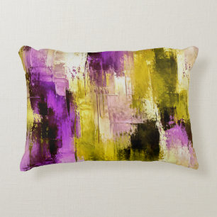 Dansen door Violet Expressieve Moderne Abstracte Accent Kussen