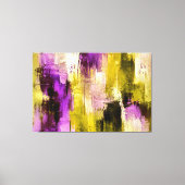 Dansen door Violet Expressieve Moderne Abstracte Canvas Afdruk (Voorkant)