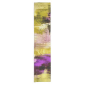 Dansen door Violet Expressieve Moderne Abstracte Korte Tafelloper (Voorkant)