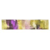 Dansen door Violet Expressieve Moderne Abstracte Korte Tafelloper (Horizontaal)