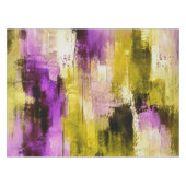 Dansen door Violet Expressieve Moderne Abstracte Tafelkleed (Voorkant (Horizontaal))