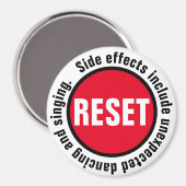 Dansen Druk op de Reset Button Magneet (Voorkant / Achterkant)