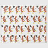 Dansen Hot Dogs Cadeaupapier (Vlak)
