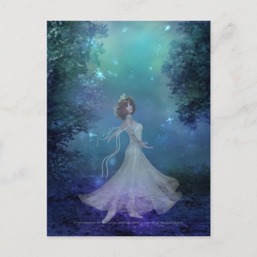 Dansen in Bossen Briefkaart 2 (Voorkant)