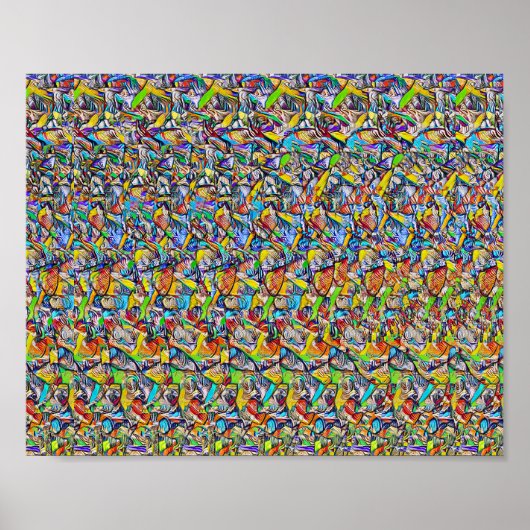 Dansen in Brazilië - Verborgen 3D-afdrukken Poster (Voorkant)