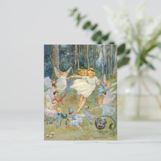 Dansen in de feilring briefkaart (Staand voorkant)