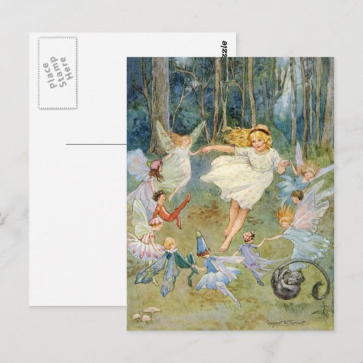 Dansen in de feilring briefkaart (Voorkant / Achterkant)