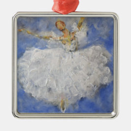 Dansen in de hemel metalen ornament