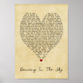 Dansen in de  hemelvaart poster (Voorkant)