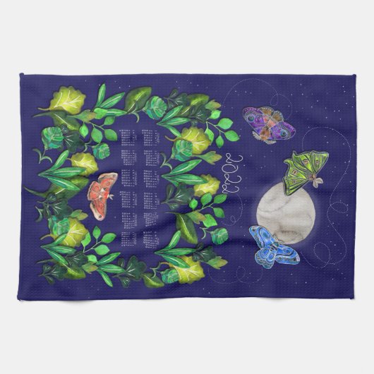 Dansen in de keukenhanddoek van de Moonlight-kalen (Horizontaal)