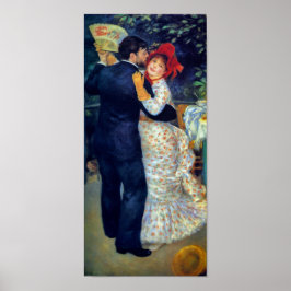 Dansen in de landelijke Renoir Fine Art-afdrukken Poster