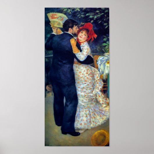 Dansen in de landelijke Renoir Fine Art-afdrukken Poster (Voorkant)
