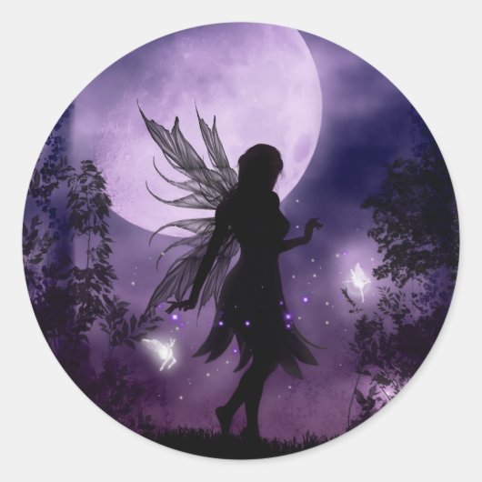 Dansen in de Moonlight Fairy Stickers (Voorkant)