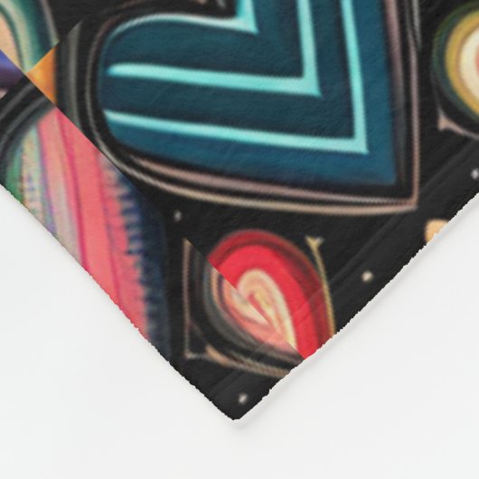 Dansen in de naam van de liefde fleece deken (Hoek)