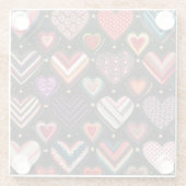 Dansen in de naam van de liefde glazen onderzetter (Achterkant)