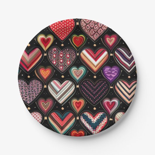 Dansen in de naam van de liefde papieren bordje (Voorkant)