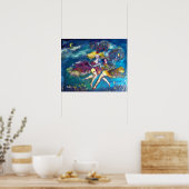 DANSEN IN DE NACHT POSTER (Keuken)