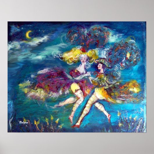 DANSEN IN DE NACHT POSTER (Voorkant)