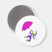 Dansen in de Rain Frog Magneet (Voorkant / Achterkant)