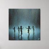 Dansen in de regen canvas afdruk (Voorkant)