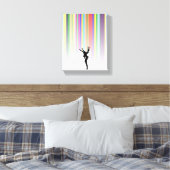 Dansen in de regen canvas afdruk (Insitu (Slaapkamer))