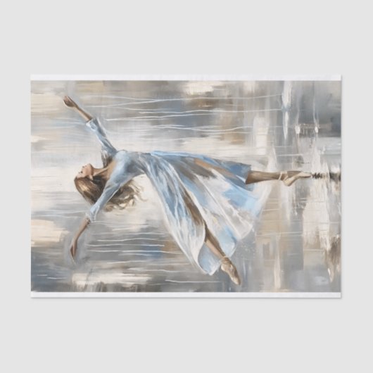 Dansen in de regen decoupage tissuepapier (Voorkant)