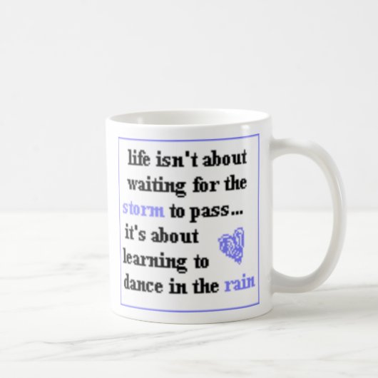 Dansen in de regen koffiemok (Rechts)