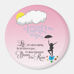 Dansen in de regen magneet