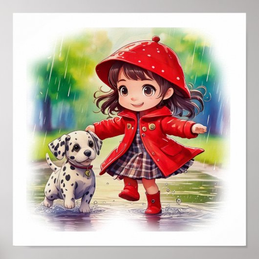 Dansen in de regen poster (Voorkant)