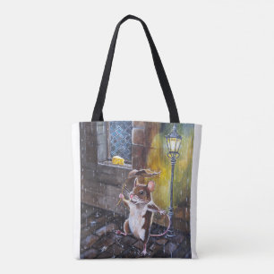 Dansen in de regen Schilderij van Alfred Fox Tote Bag