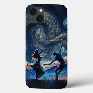 dansen in de sterrennacht Case-Mate iPhone case